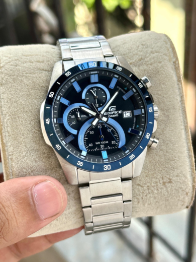 Casio Edifice Chronograph  EFR-571MDC-1AVUDF Watch  (Black )