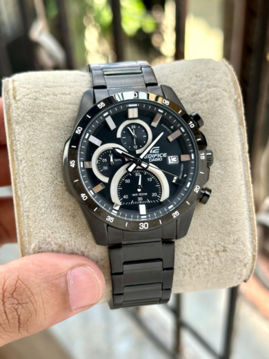 Casio Edifice Chronograph  EFR-571MDC-1AVUDF Watch  (Black ) - Image 2
