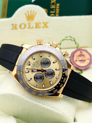 Rolex Cosomograph Daytona (Golden Dial Watch With Ceramic Ring) - Image 5