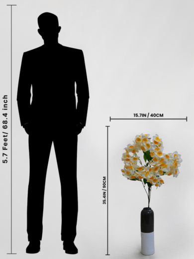 Artificial Daffodil Flower Stick ( Home Decor) - Image 3