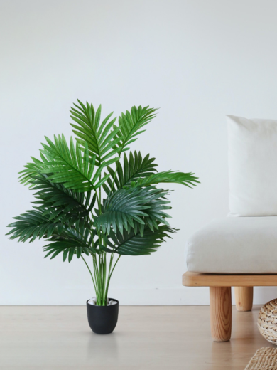 Artificial Areca Palm Plant (82 cm With Basic Pot) - Image 2