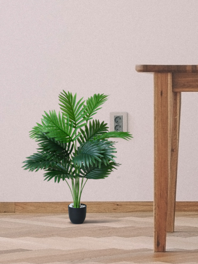 Artificial Areca Palm Plant (82 cm With Basic Pot) - Image 4