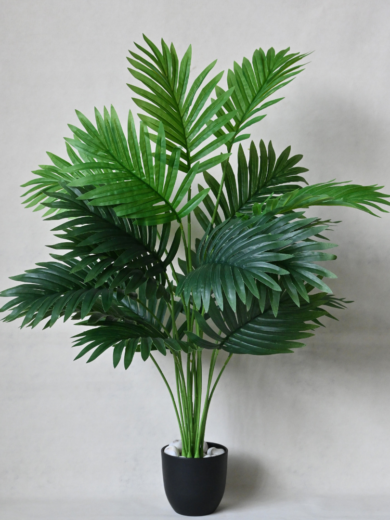 Artificial Areca Palm Plant (82 cm With Basic Pot)