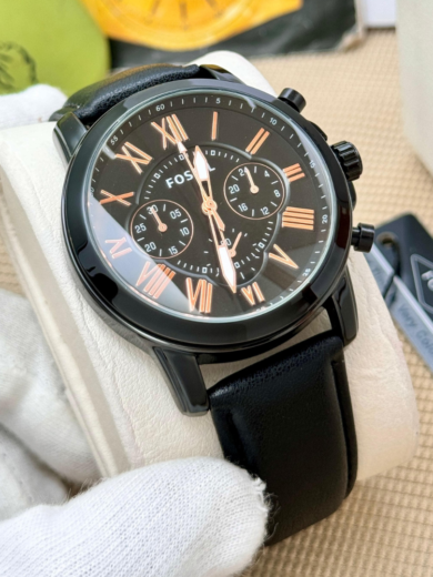 Fossil Chronographs (Leather Strap Watch)