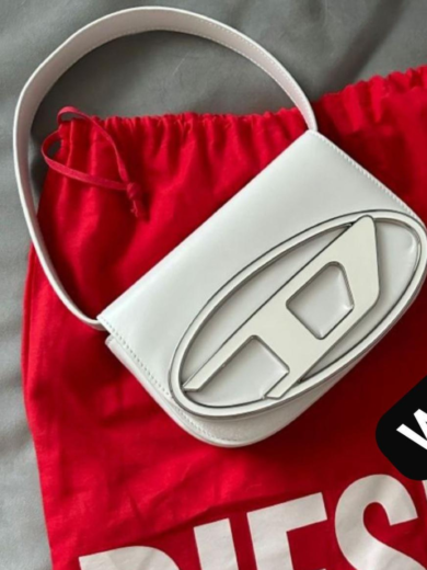 Diesel Metallic Chrome Shoulder Bag - Image 2