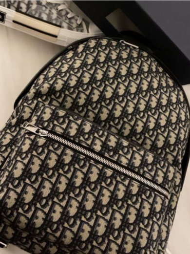 Dior Black and White Backpack - Image 3