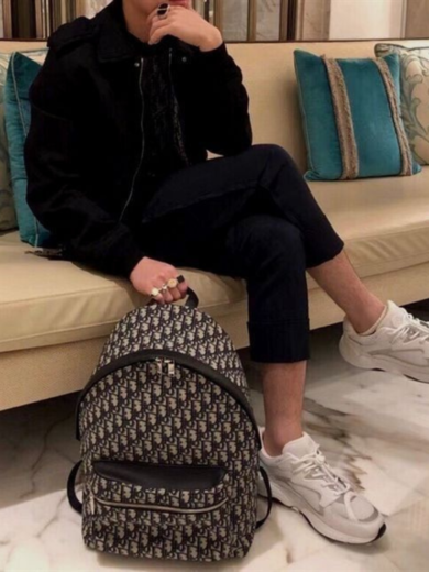 Dior Black and White Backpack - Image 2