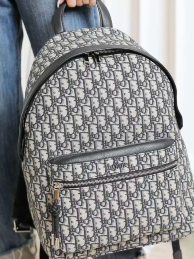 Dior Black and White Backpack - Image 4