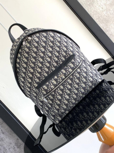 Dior Black and White Backpack