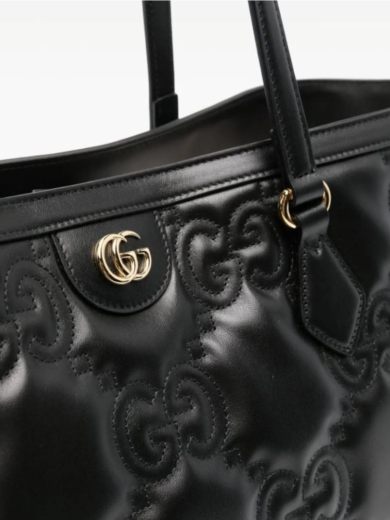 Gucci GG Matelasse Leather Tote - Image 6