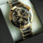 Rado Diastar Automatic Golden & Black - Premium 1st Copy Watch