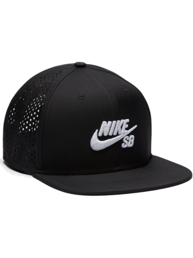 Nike SB Snapback Cap (Black) - Image 3
