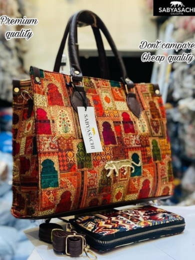 Sabyasachi 2 Pice Combo Restocked With All Beautifull Colors Bags - Image 12