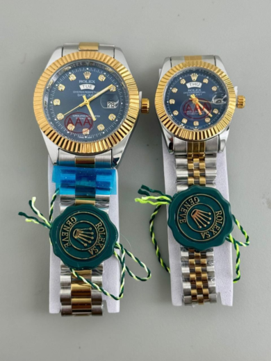 New Rolex Couple Watch (Multi Colour)