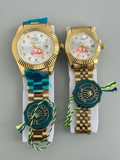 New Rolex Couple Watch (Multi Colour) - Image 9
