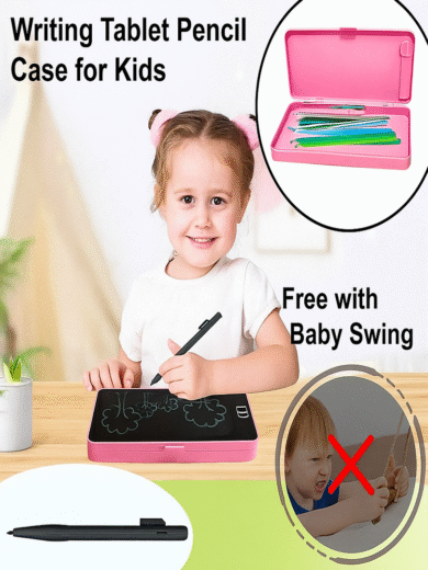Cotton Swing for Kids (1 to 5 Years) with Safety Belt – Multicolor Comfortable Baby Swing Seat FREE LED Compass Box - Image 6