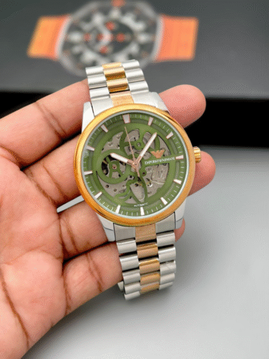 Emporio Armani Men’s Automatic Watch – Skeleton Back Open Glass | Premium First Copy Luxury Timepiece - Image 5
