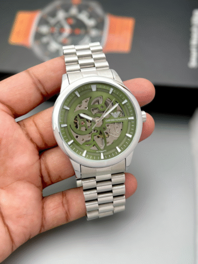 Emporio Armani Men’s Automatic Watch – Skeleton Back Open Glass | Premium First Copy Luxury Timepiece - Image 6