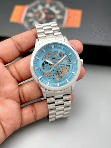 Emporio Armani Men’s Automatic Watch – Skeleton Back Open Glass | Premium First Copy Luxury Timepiece - Image 8