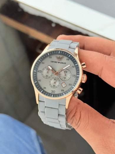 Emporio Armani AR5905 Men’s Watch – Premium First Copy Rose Gold & Black Chronograph Luxury Timepiece - Image 3
