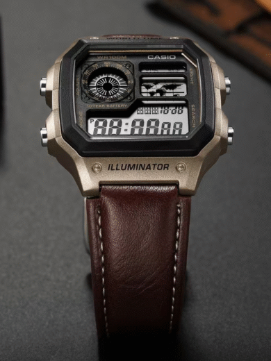 First Copy Casio World Time Watch (AE-1200WH-1A) - Image 3