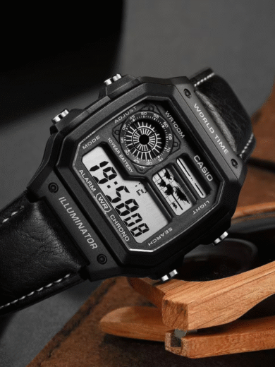 First Copy Casio World Time Watch (AE-1200WH-1A) - Image 4