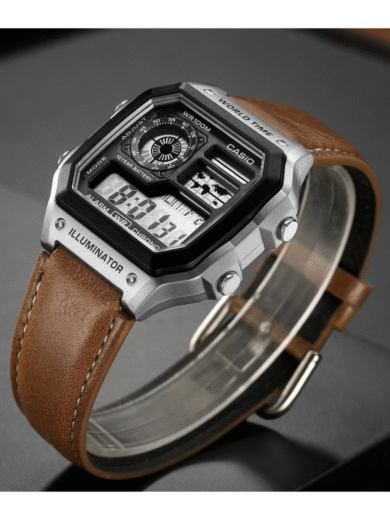 First Copy Casio World Time Watch (AE-1200WH-1A) - Image 6