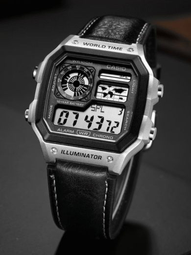 First Copy Casio World Time Watch (AE-1200WH-1A) - Image 7