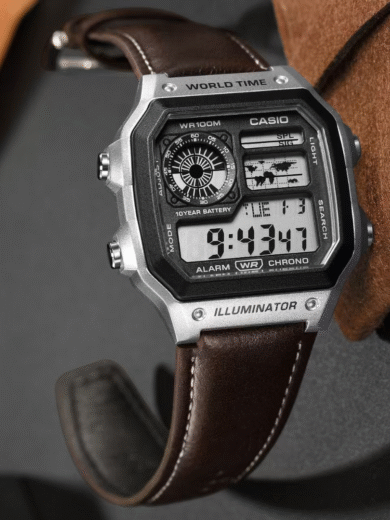 First Copy Casio World Time Watch (AE-1200WH-1A) - Image 8