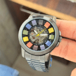 Fossil Grant Skeleton Automatic Watch – Premium First Copy, Transparent Back Open Design for Men