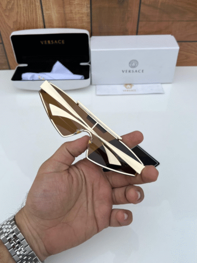 Versace Gold Brown Sunglasses – Premium First Copy Luxury Designer Eyewear - Image 5