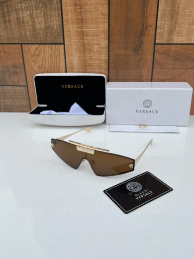 Versace Gold Brown Sunglasses – Premium First Copy Luxury Designer Eyewear - Image 3