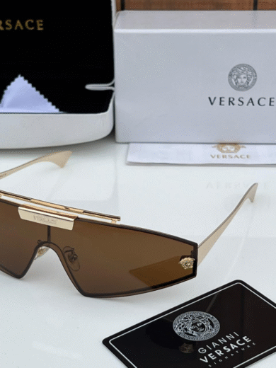 Versace Gold Brown Sunglasses – Premium First Copy Luxury Designer Eyewear - Image 2