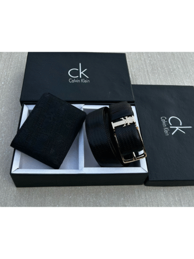 Calvin Klein Belt & Wallet Combo Set for Men – Premium First Copy, Stylish Leather Finish - Image 3