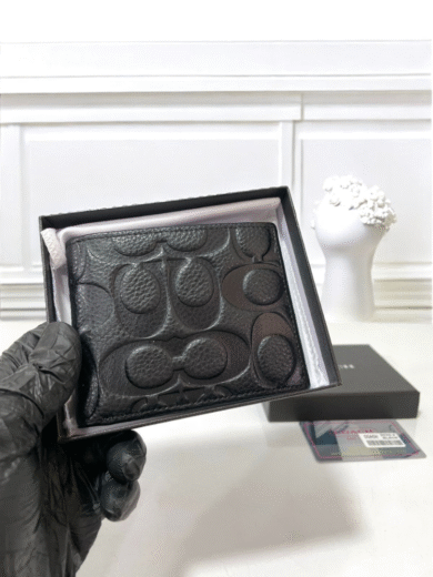 Coach Men’s Wallet – Premium First Copy Luxury Leather Wallet - Image 4