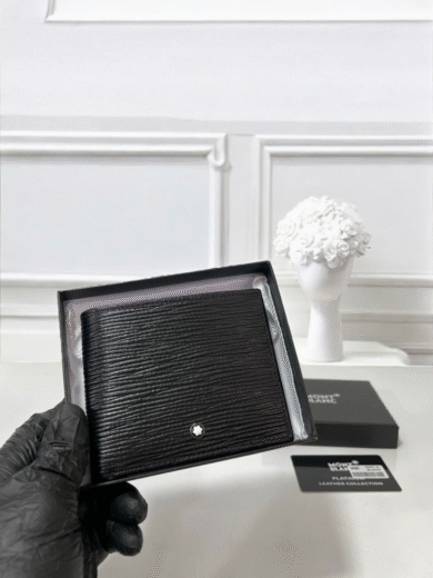 Montblanc Meisterstück Leather Wallet – Premium First Copy Luxury Wallet - Image 2