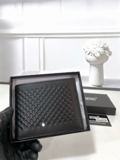 Montblanc Meisterstück Leather Wallet – Premium First Copy Luxury Wallet - Image 4