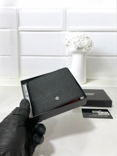 Montblanc Leather Wallet – Premium First Copy Luxury Men’s Wallet
