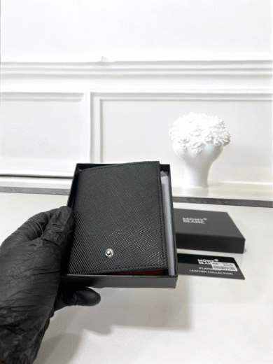 Montblanc Leather Wallet – Premium First Copy Luxury Men’s Wallet - Image 5