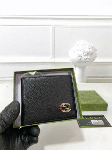 Gucci Leather Wallet – Premium First Copy Luxury Men’s Wallet - Image 3