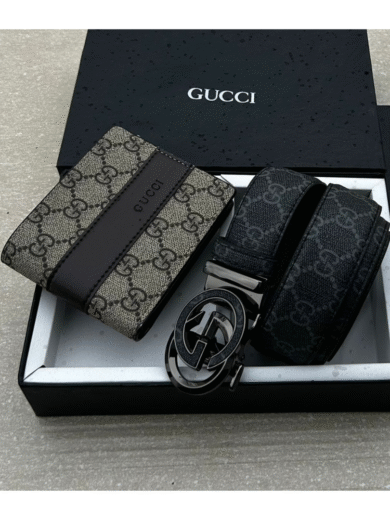 Gucci Heavy Combo Belt & Wallet – Premium First Copy Luxury Gift Set - Image 6