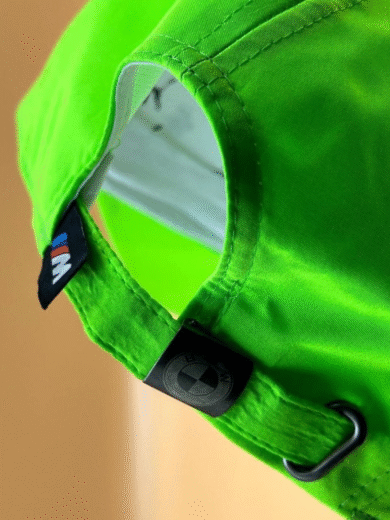 BMW M Motorsport First Copy Cap – Neon Green Puma Racing Adjustable cap - Image 3