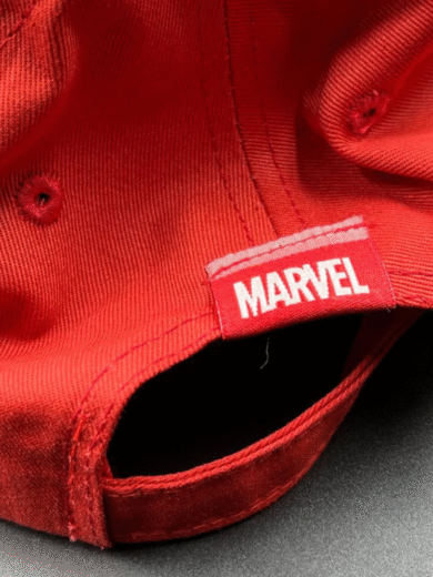 Marvel Red First Copy Cap – Premium Embroidered Logo Adjustable Unisex Baseball cap - Image 9