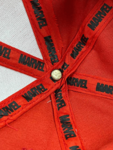 Marvel Red First Copy Cap – Premium Embroidered Logo Adjustable Unisex Baseball cap - Image 11
