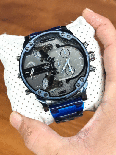 Diesel DZ7414 Mega Chief Blue Multi-Time Watch – COD Available - Image 2