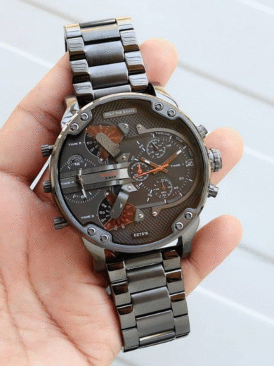Diesel DZ7315 Gunmetal Multi-Time Chronograph Watch – COD Available