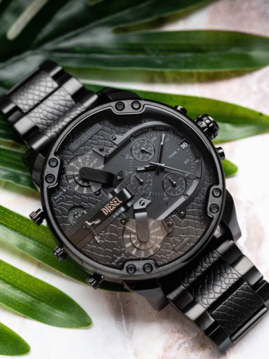 Diesel DZ7489 Black Snake Multi-Time Chronograph Watch – COD Available - Image 4