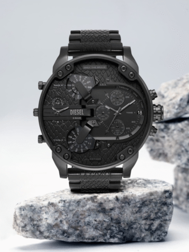 Diesel DZ7489 Black Snake Multi-Time Chronograph Watch – COD Available