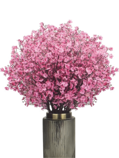 Artificial Pink Cherry Blossom Branches – Faux Flower Stems for Vase Arrangements, Home & Wedding Decor - Image 2