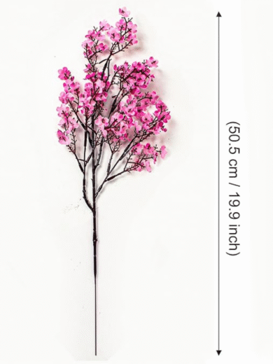 Artificial Pink Cherry Blossom Branches – Faux Flower Stems for Vase Arrangements, Home & Wedding Decor - Image 5
